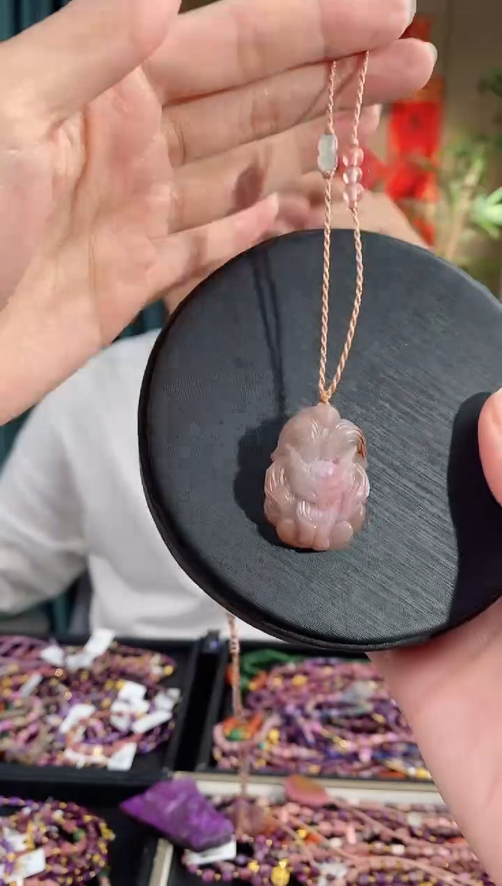 【闪购商品】玛瑙/玉髓吊坠(赠链)未镶嵌580盐源玛瑙