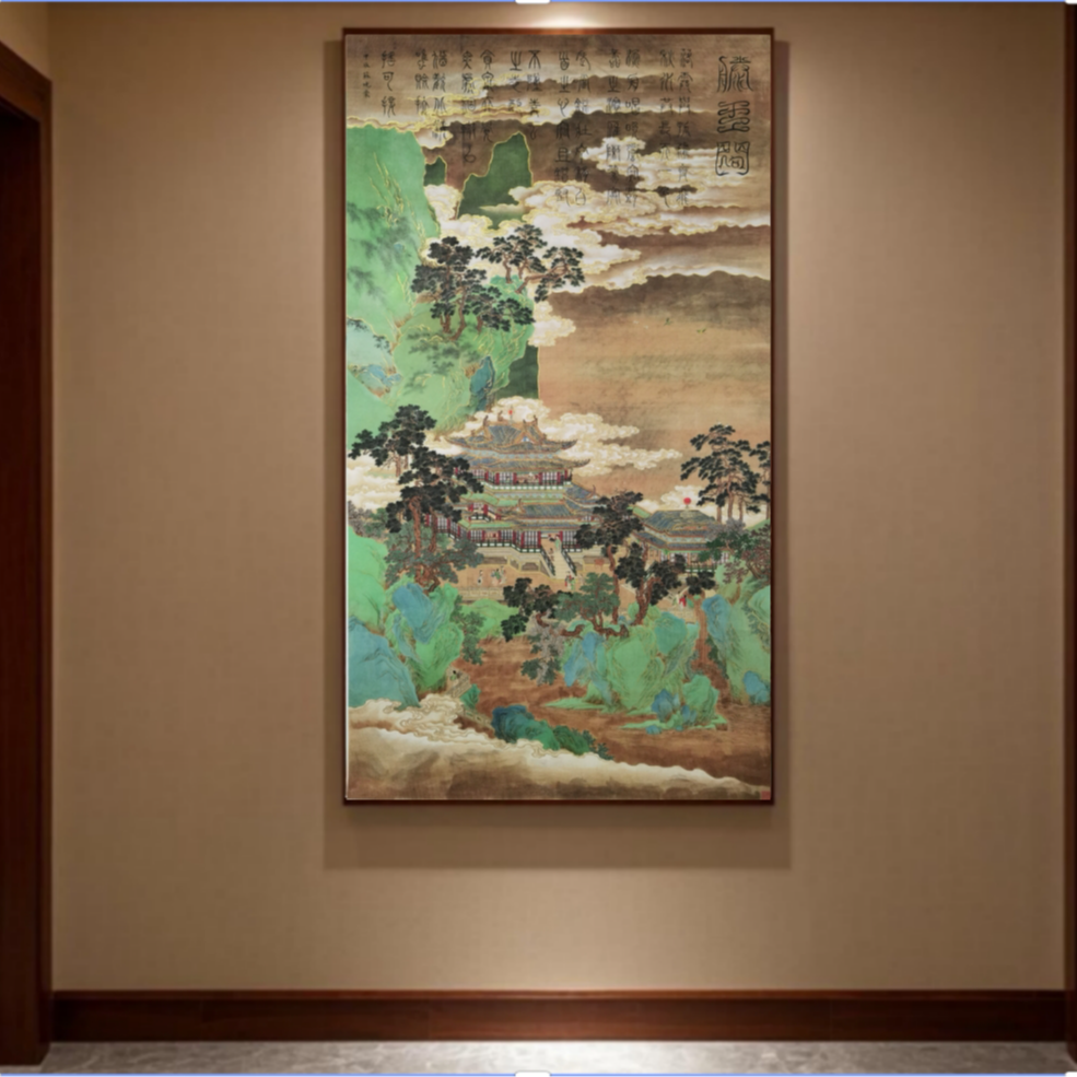 《滕王阁》唐彩禅意