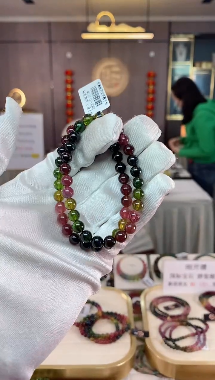 【闪购商品】碧玺单圈手串6mm+未镶嵌（多样性发一条）xion