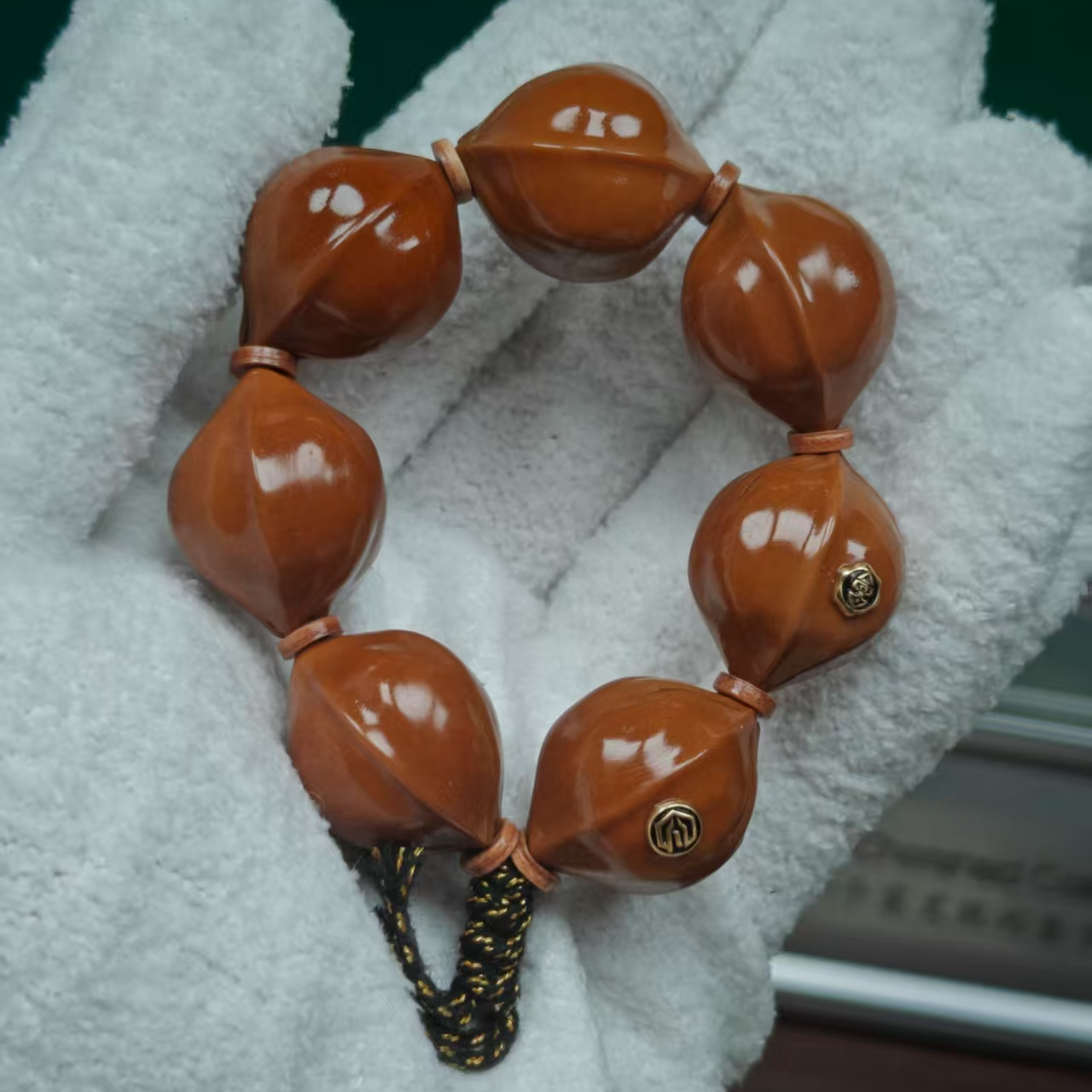  清欢铁核精挑手捻手把件橄榄核手串文玩梅林铁核手串原生态