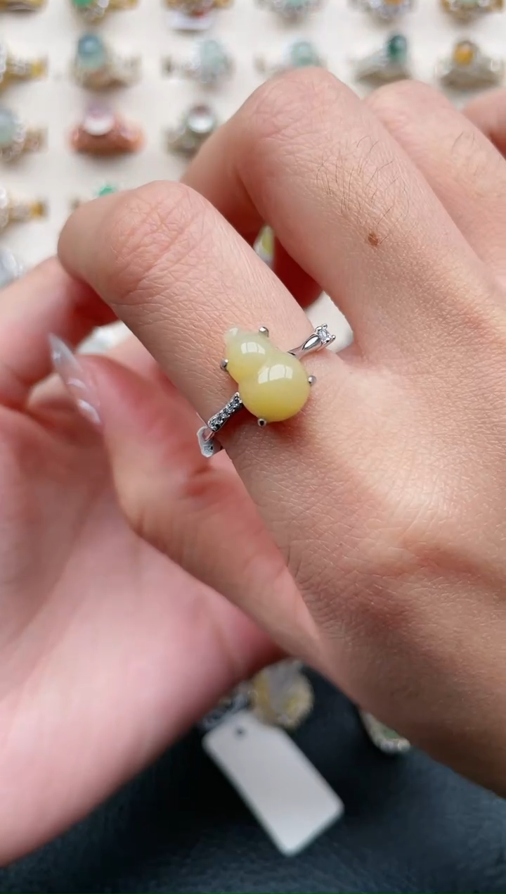 【闪购商品】翡翠戒指银S925镶嵌1111