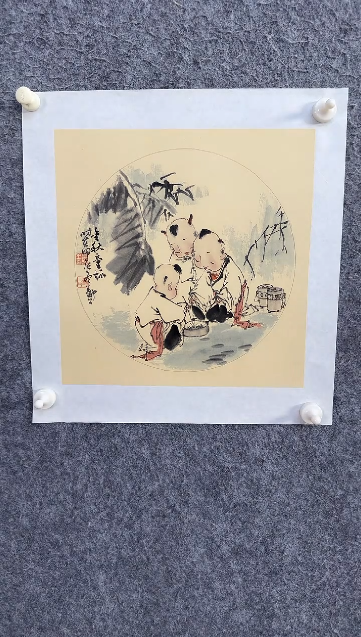 【闪购商品】国画ST-LZG人物绘画作品