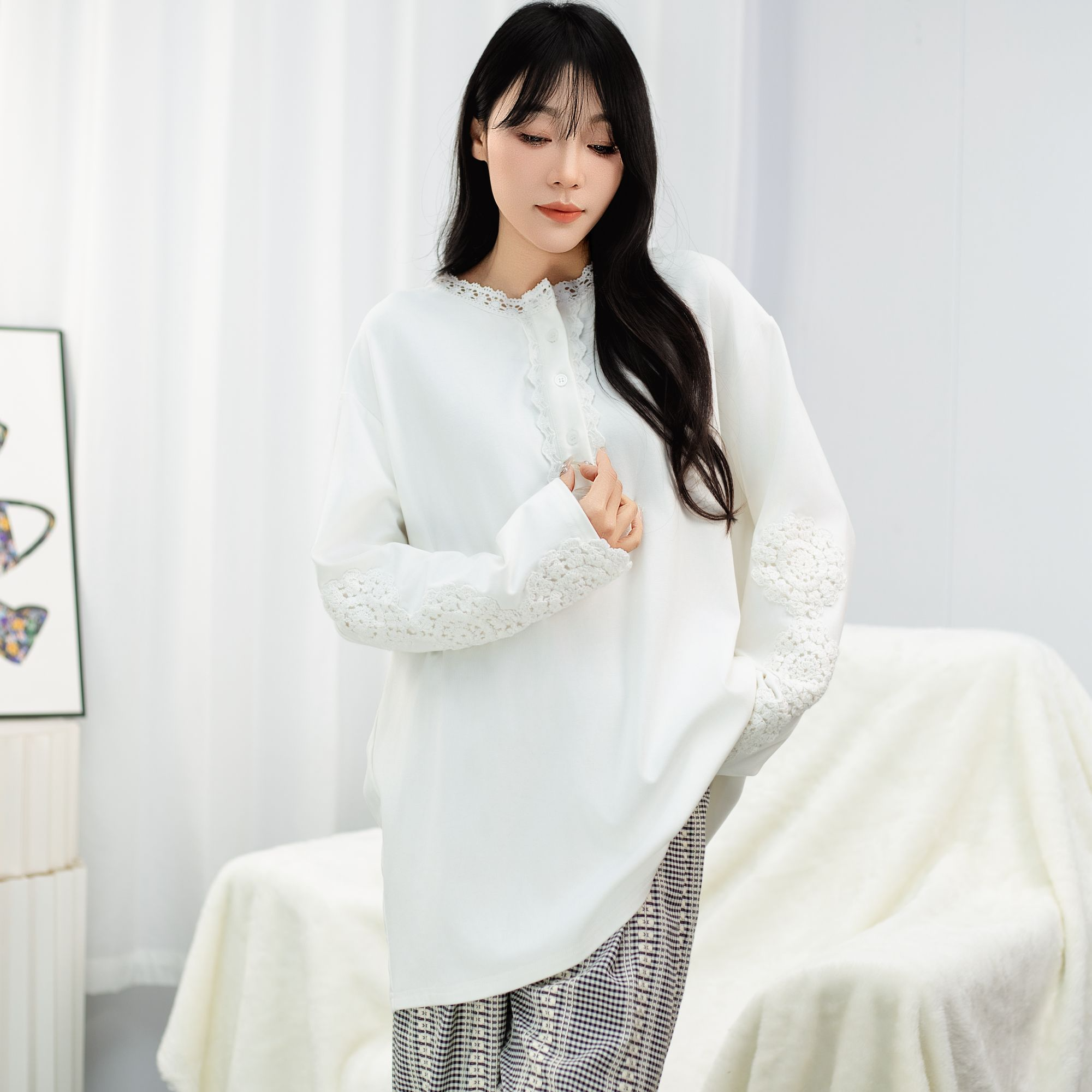 黑色长袖毛针织衫厚款打底毛衫毛衣时尚秋冬连帽女装百搭圆领