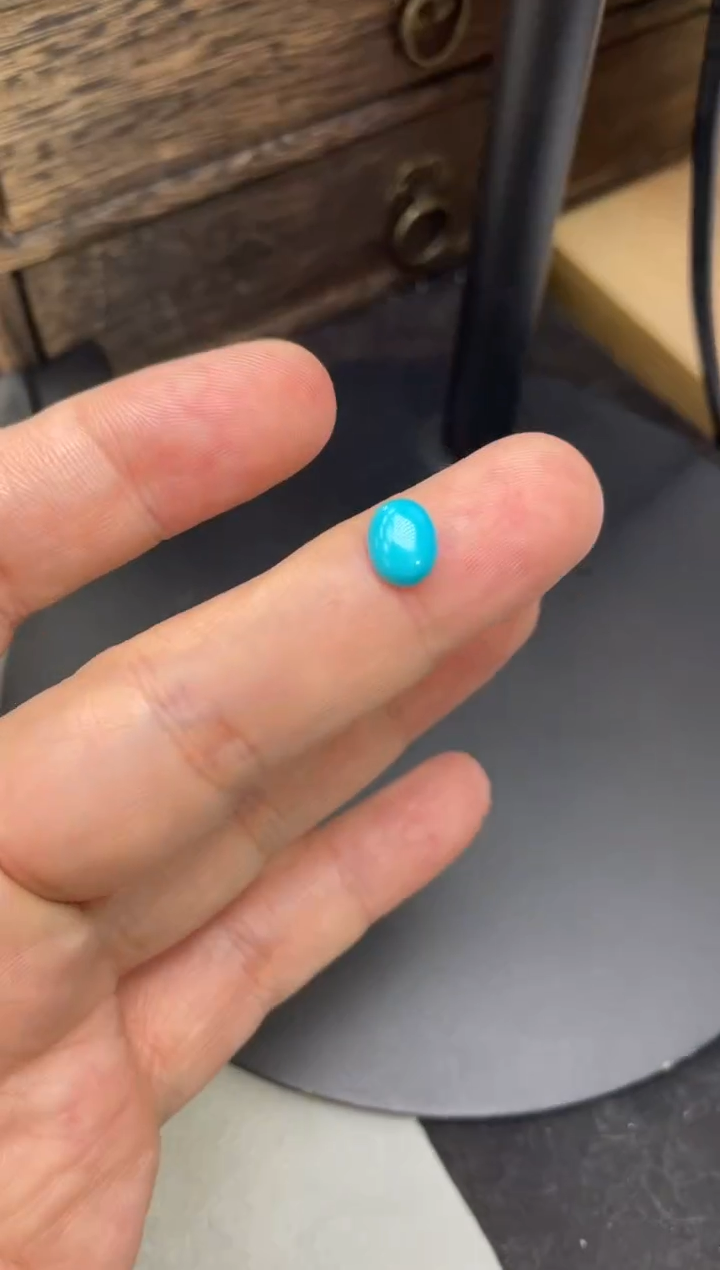 【闪购商品】绿松石裸石未镶嵌7*9mm绿松石