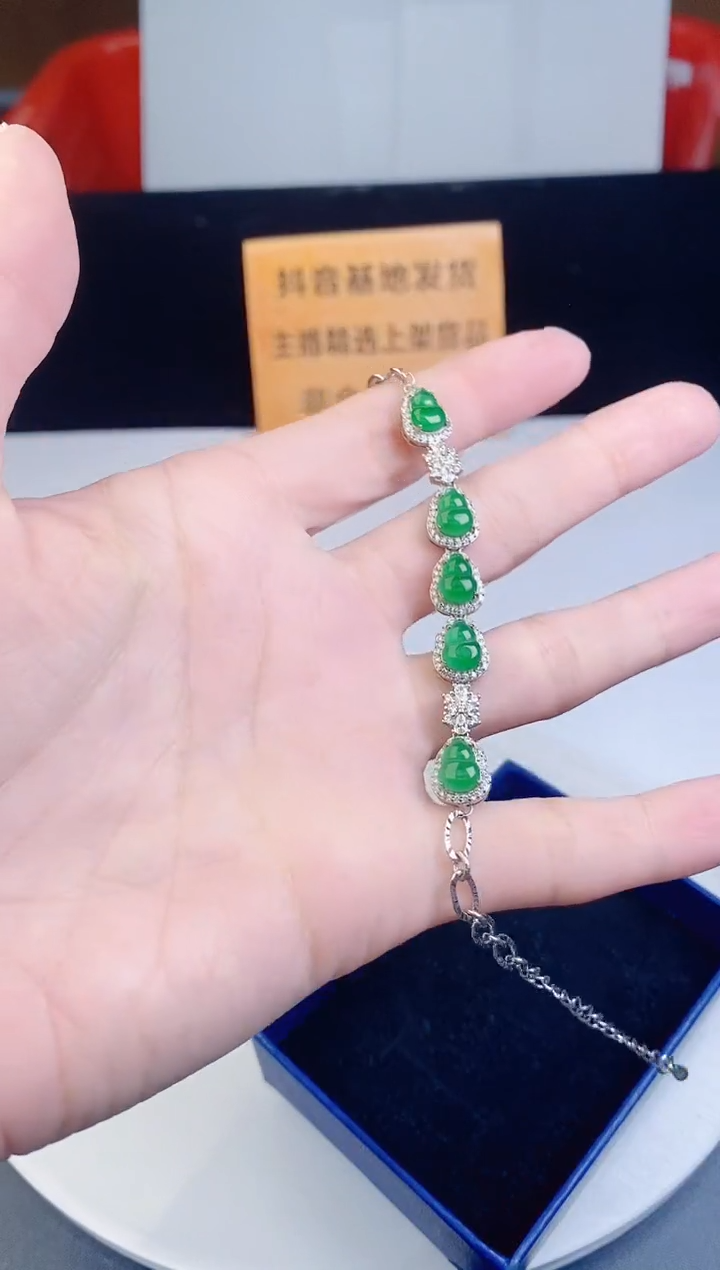 颈饰未镶嵌翡翠·