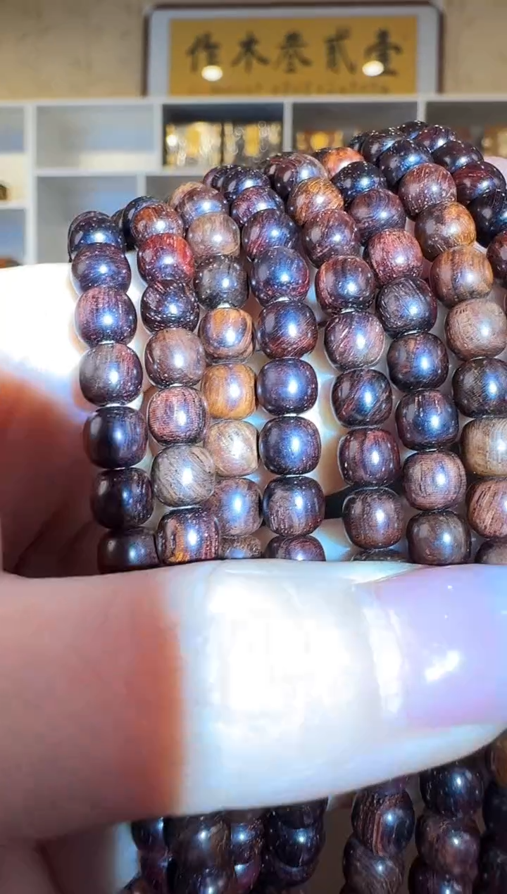 黄花梨/降香黄檀6*6.5 老型108颗