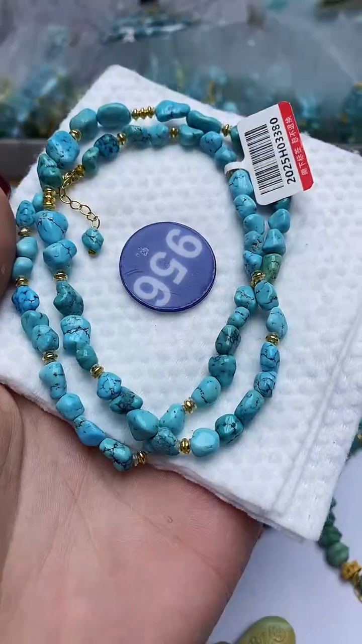 【闪购商品】绿松石项链未镶嵌956