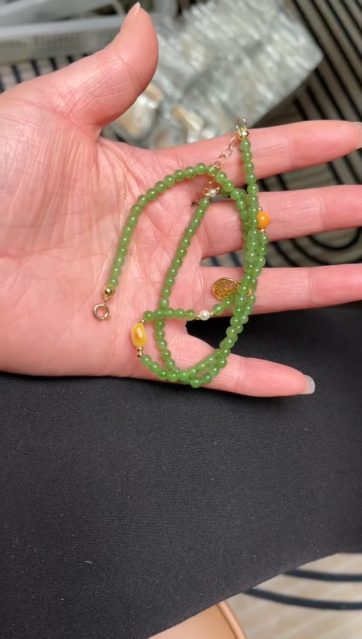 【闪购商品】和田玉项链未镶嵌项链W-2