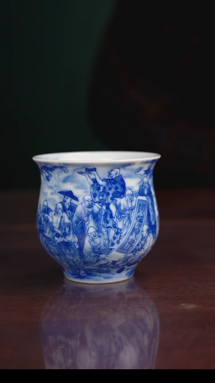 【闪购商品】晓竹窑青花十八厉害