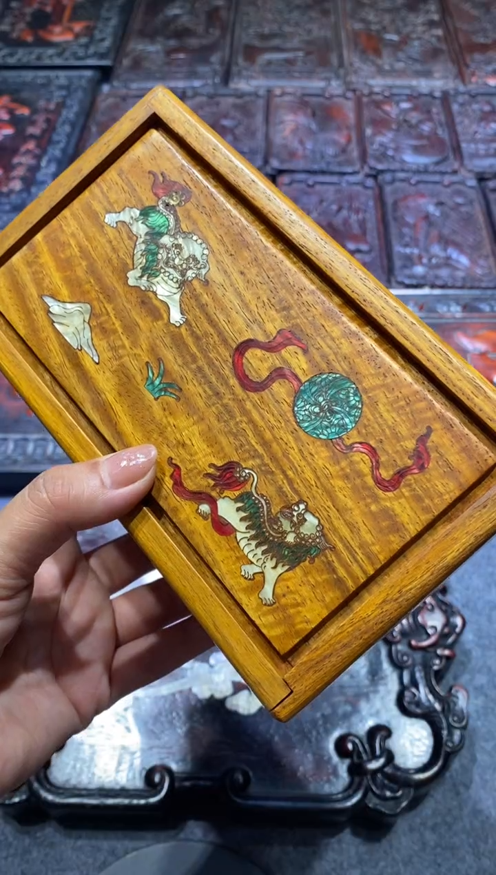 檀香紫檀（小叶紫檀）紫檀拆件雕刻板以直播间实物为准