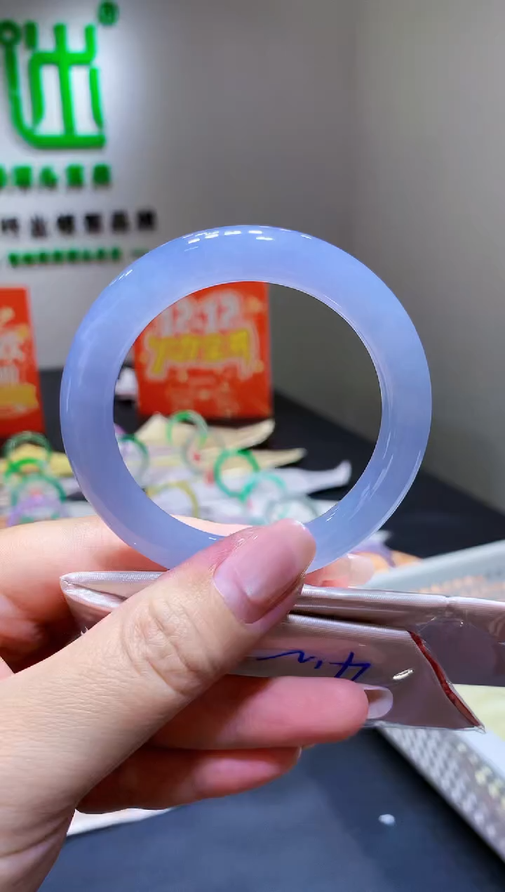 未镶嵌手镯翡翠k74天然A货缅甸翡翠51.7