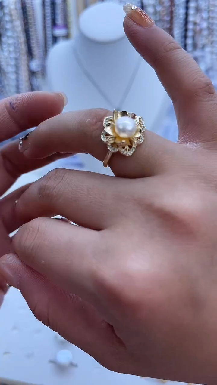 【闪购商品】淡水珍珠戒指未镶嵌798