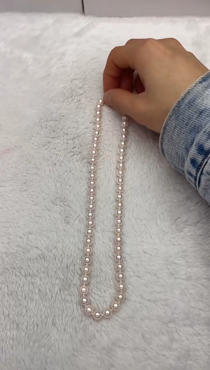 【闪购商品】海水珍珠颈饰未镶嵌AK7-7.5mm（多样性发一）