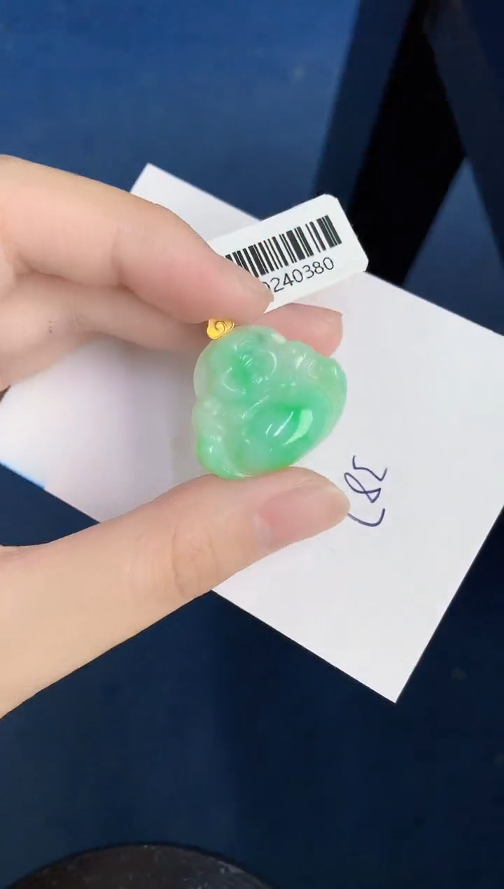 【闪购商品】翡翠颈饰18K金镶嵌000000000