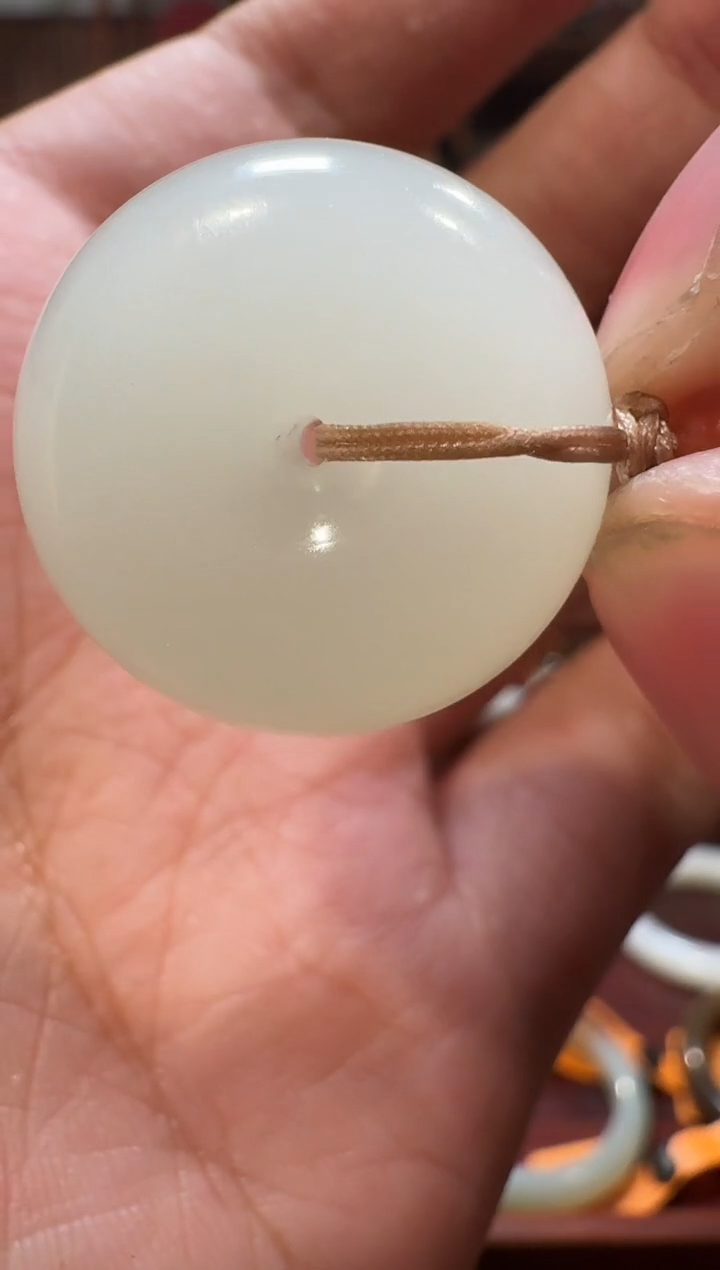 【闪购商品】和田玉吊坠未镶嵌1391 25mm平安扣