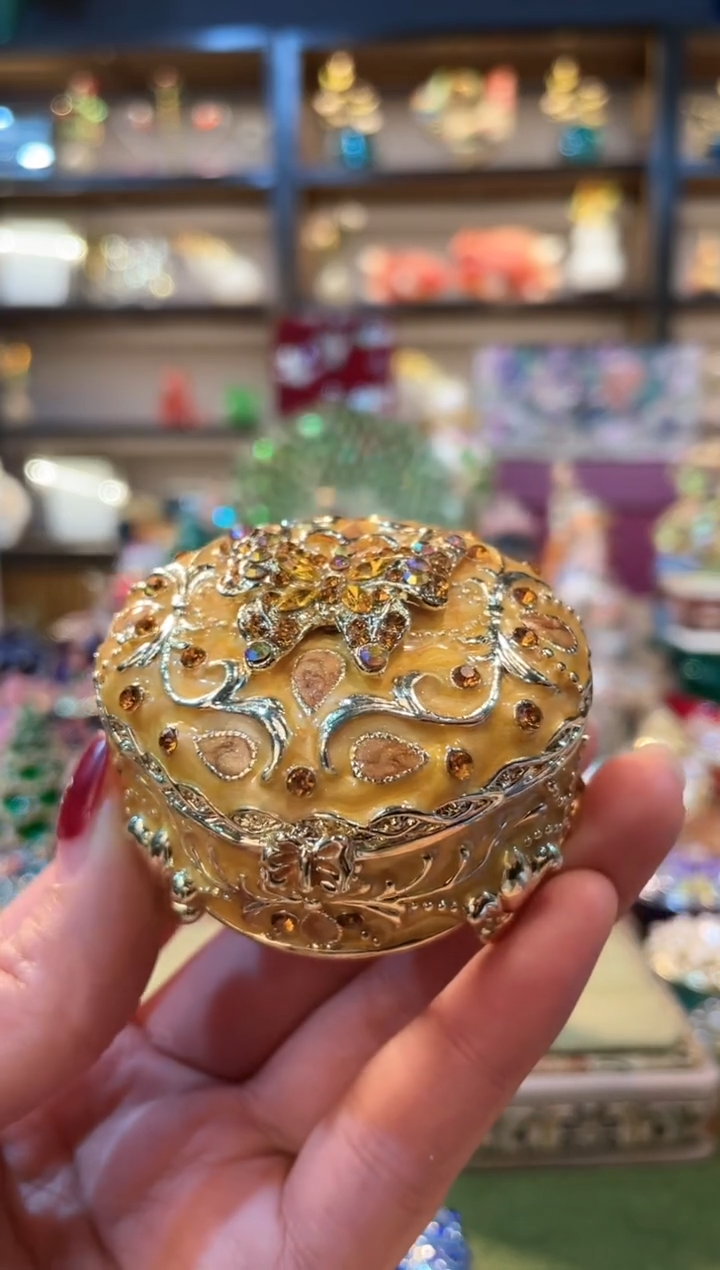 【闪购商品】精致珐琅彩首饰盒