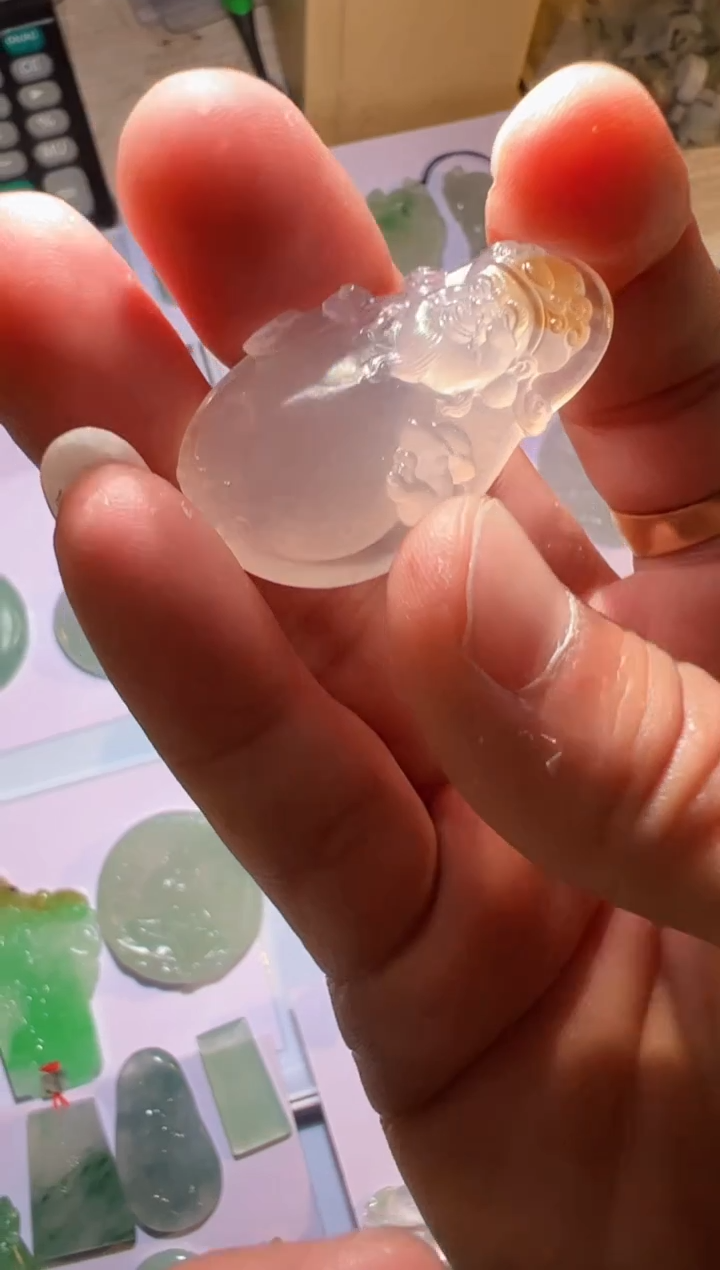 【闪购商品】定制翡翠未镶嵌翡翠挂件