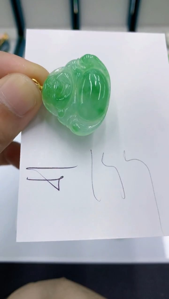 颈饰未镶嵌翡翠翡翠