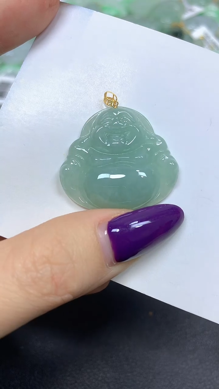 颈饰未镶嵌翡翠 