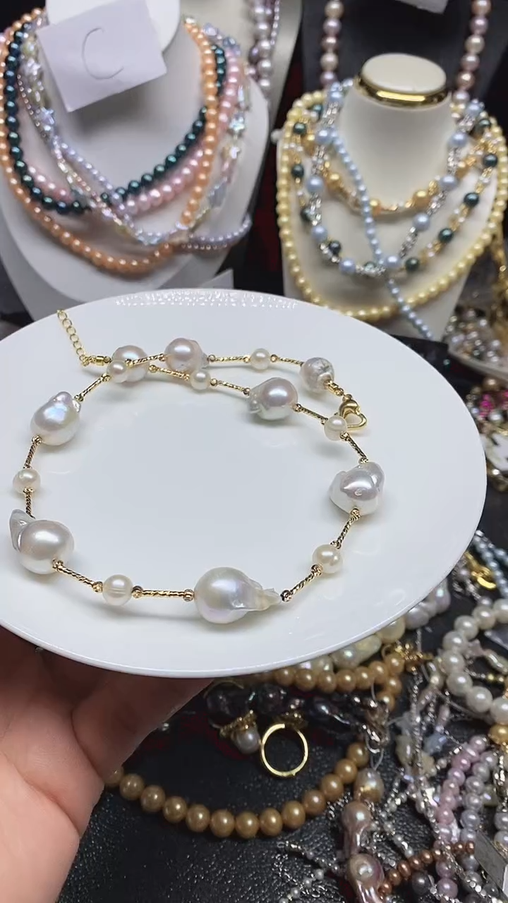 淡水珍珠未镶嵌颈饰多人