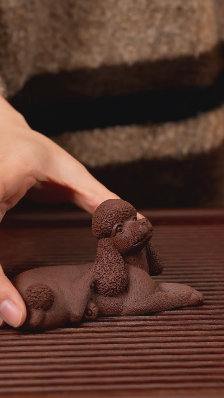 【闪购商品】紫砂茶宠紫泥小狗