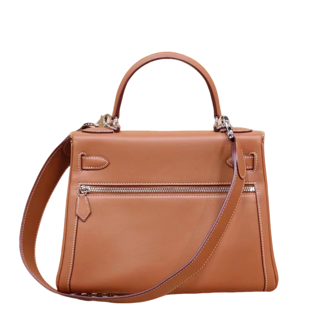 【Lakis】进口原厂皮蜡线全手工休闲百搭大容量酷飒高街男女中性包