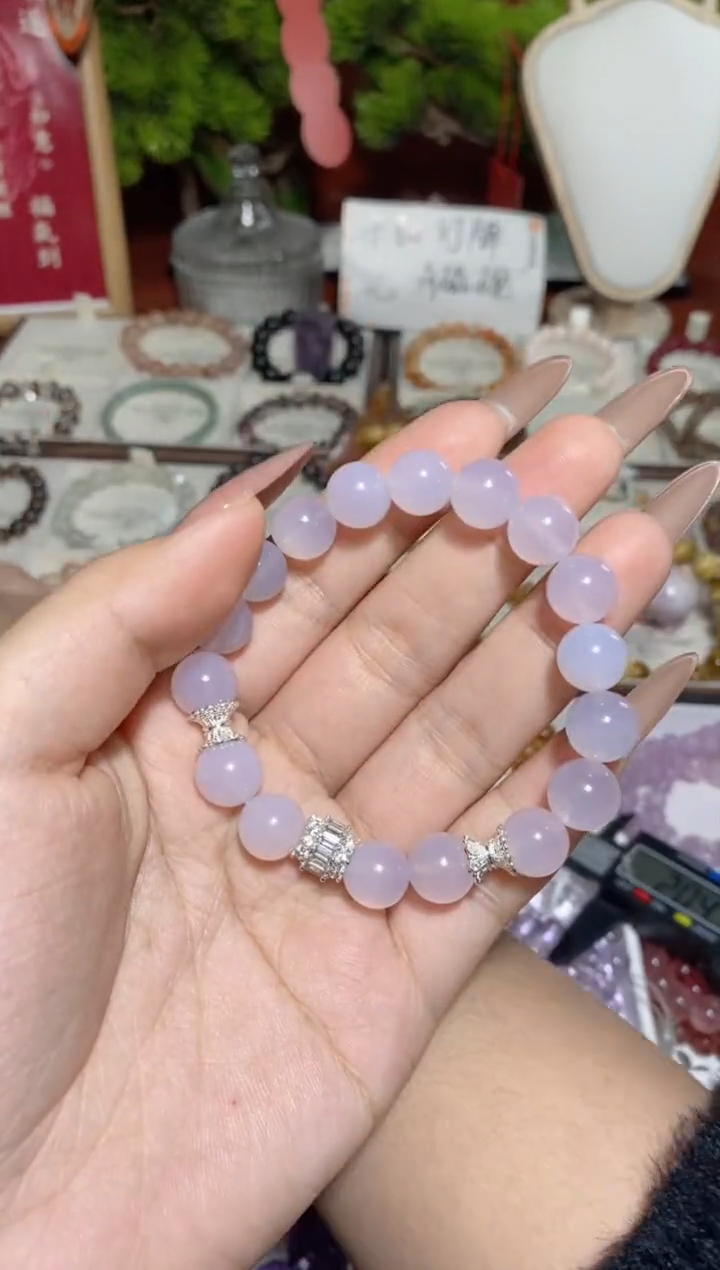 【闪购商品】水晶手串未镶嵌蓝玉髓