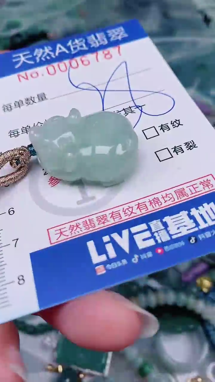 【闪购商品】翡翠未镶嵌颈饰00006787