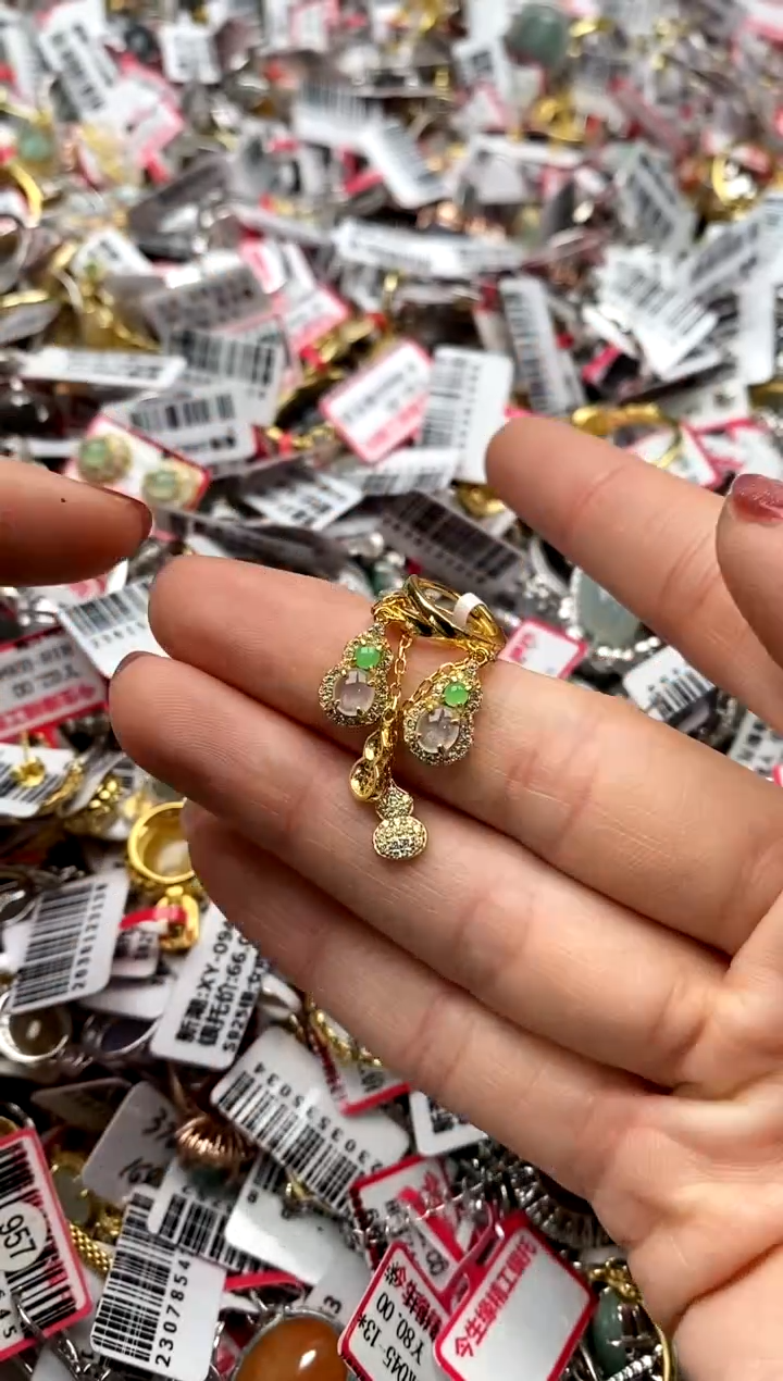 【闪购商品】翡翠戒指银S925镶嵌3333333     2