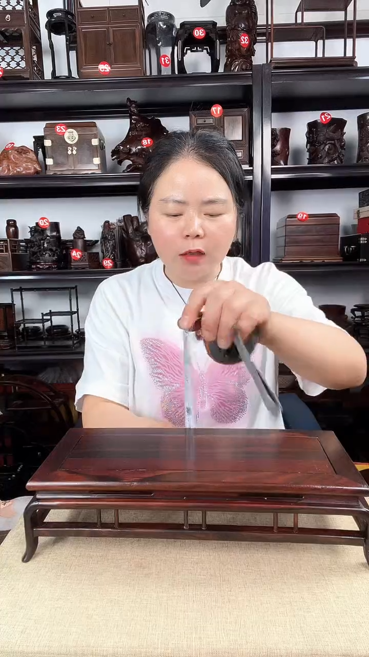 木948瑕疵老李红木工艺品