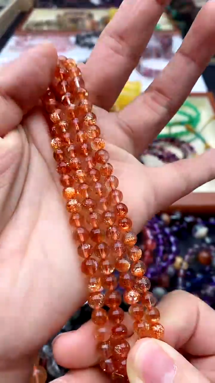 【闪购商品】长石手链未镶嵌金太阳