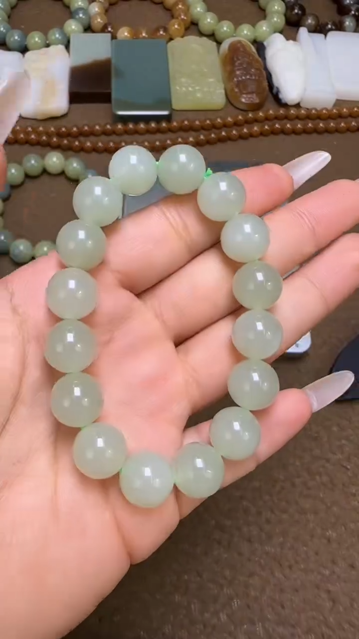 手串未镶嵌和田玉手串