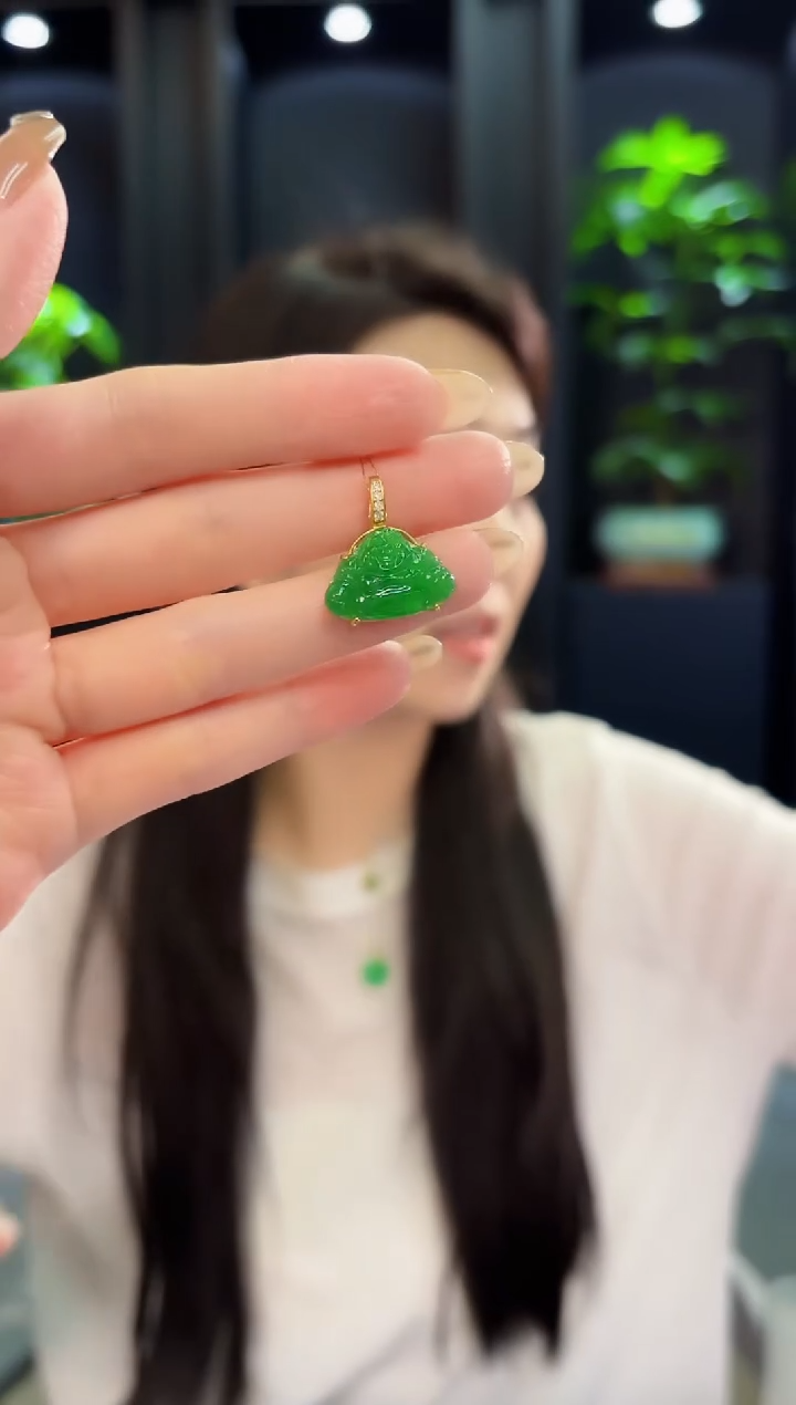 翡翠未镶嵌颈饰缅料A货/多样性发货/一件