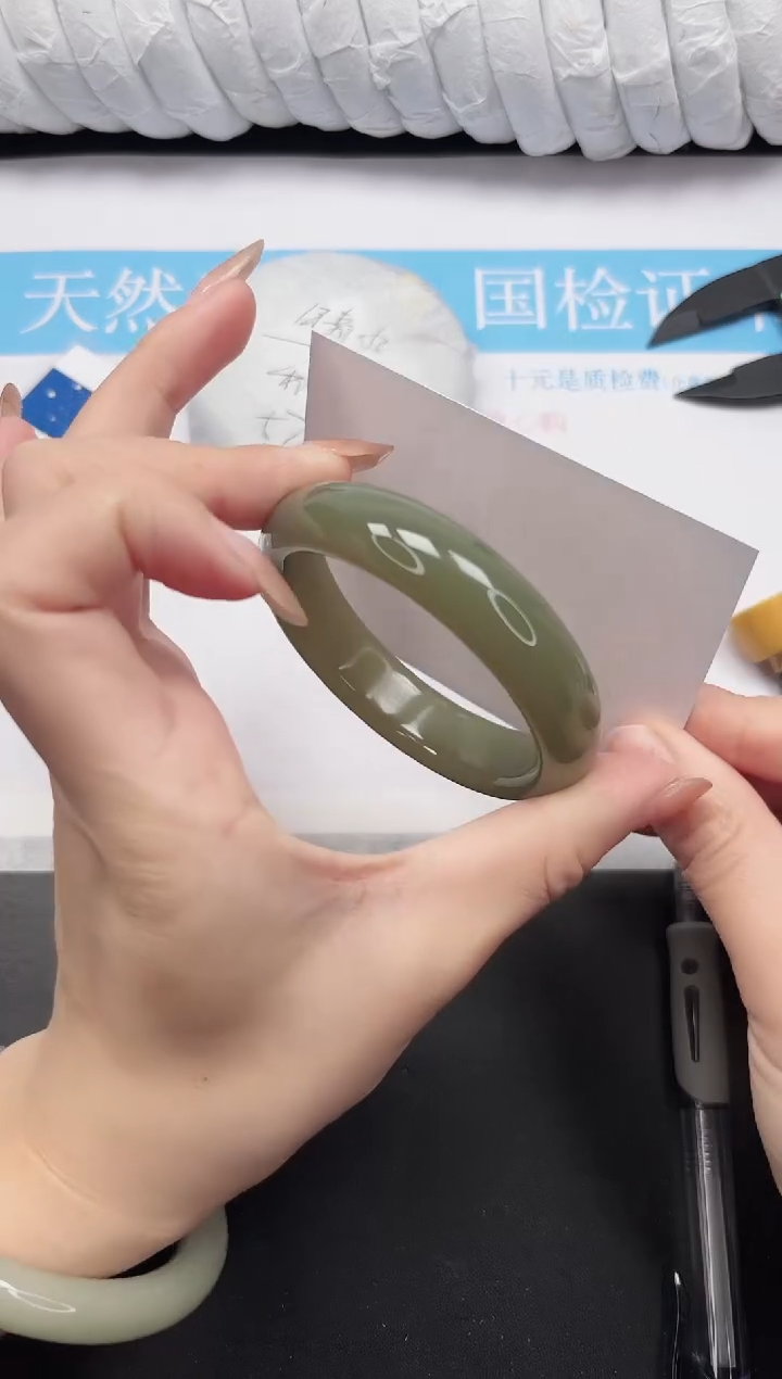 未镶嵌手镯石英质玉164-54.6HS88