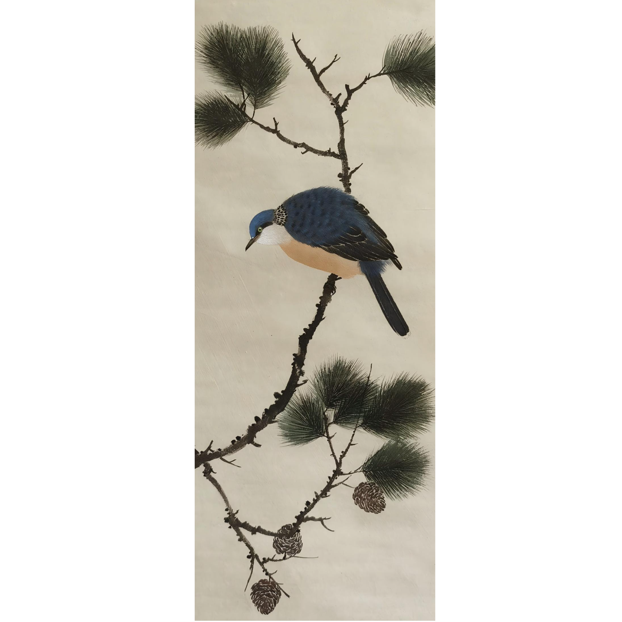 【辽拍美术】花鸟  V240624-2-14  （1.6平尺）纸本镜片  yy24w