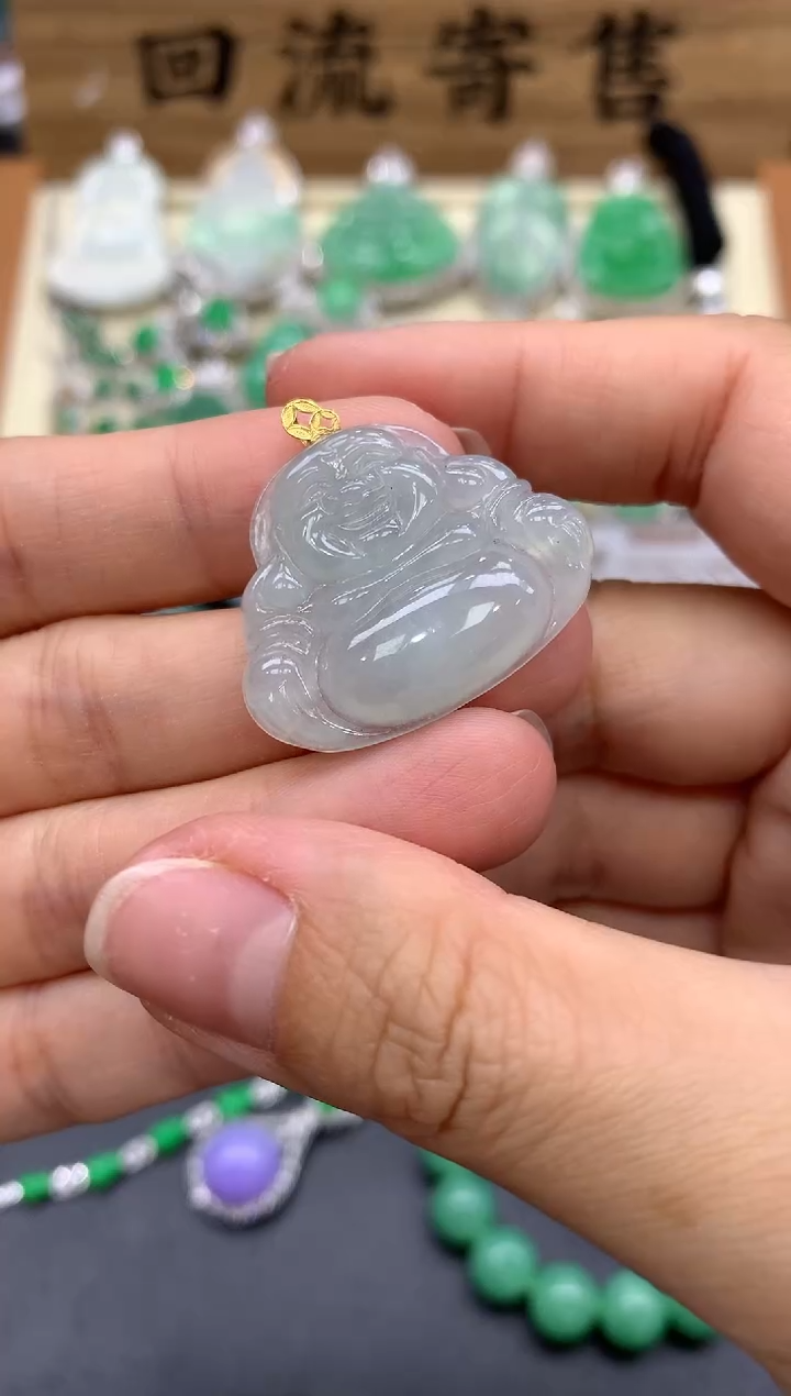 【闪购商品】翡翠颈饰18K金镶嵌143-中国好珍宝