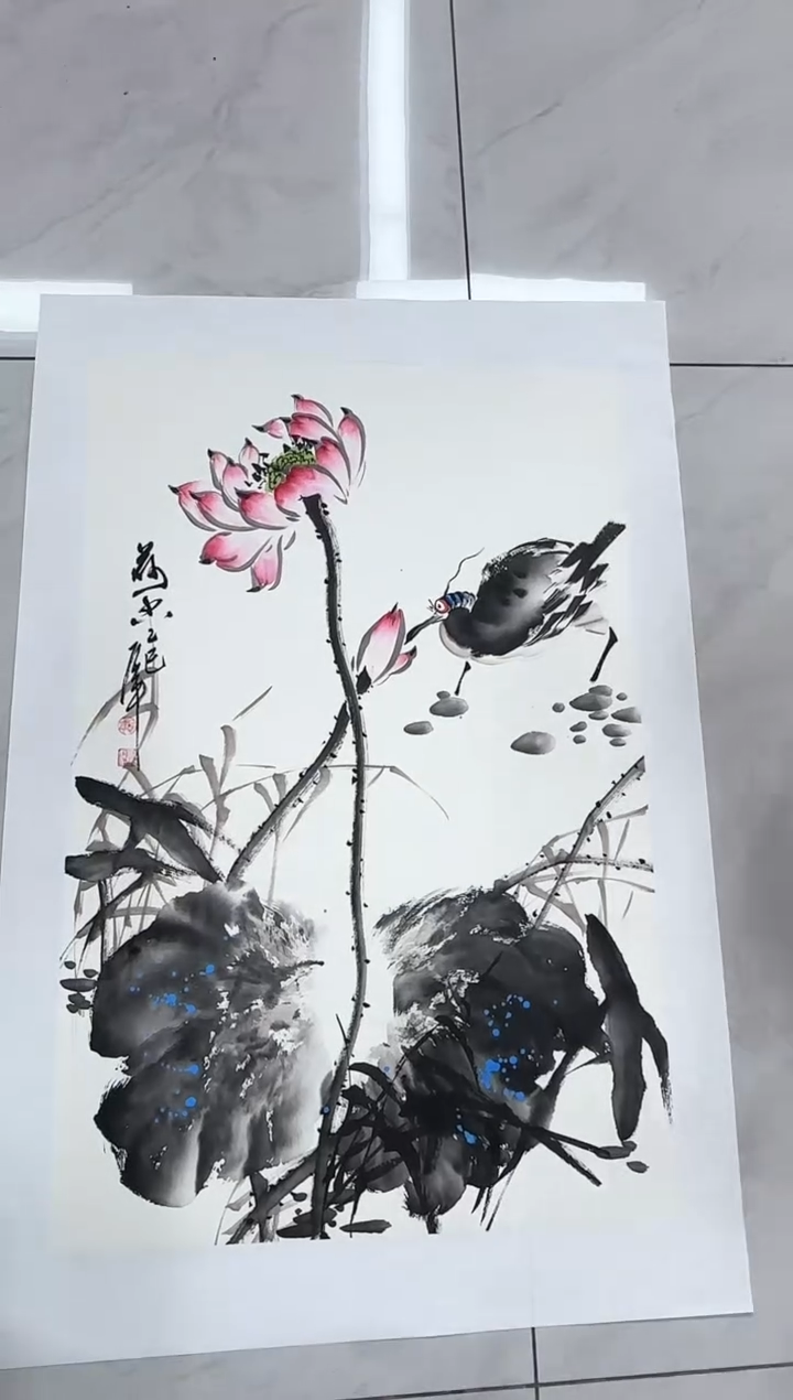 【闪购商品】纸本1花鸟画作品精品手绘