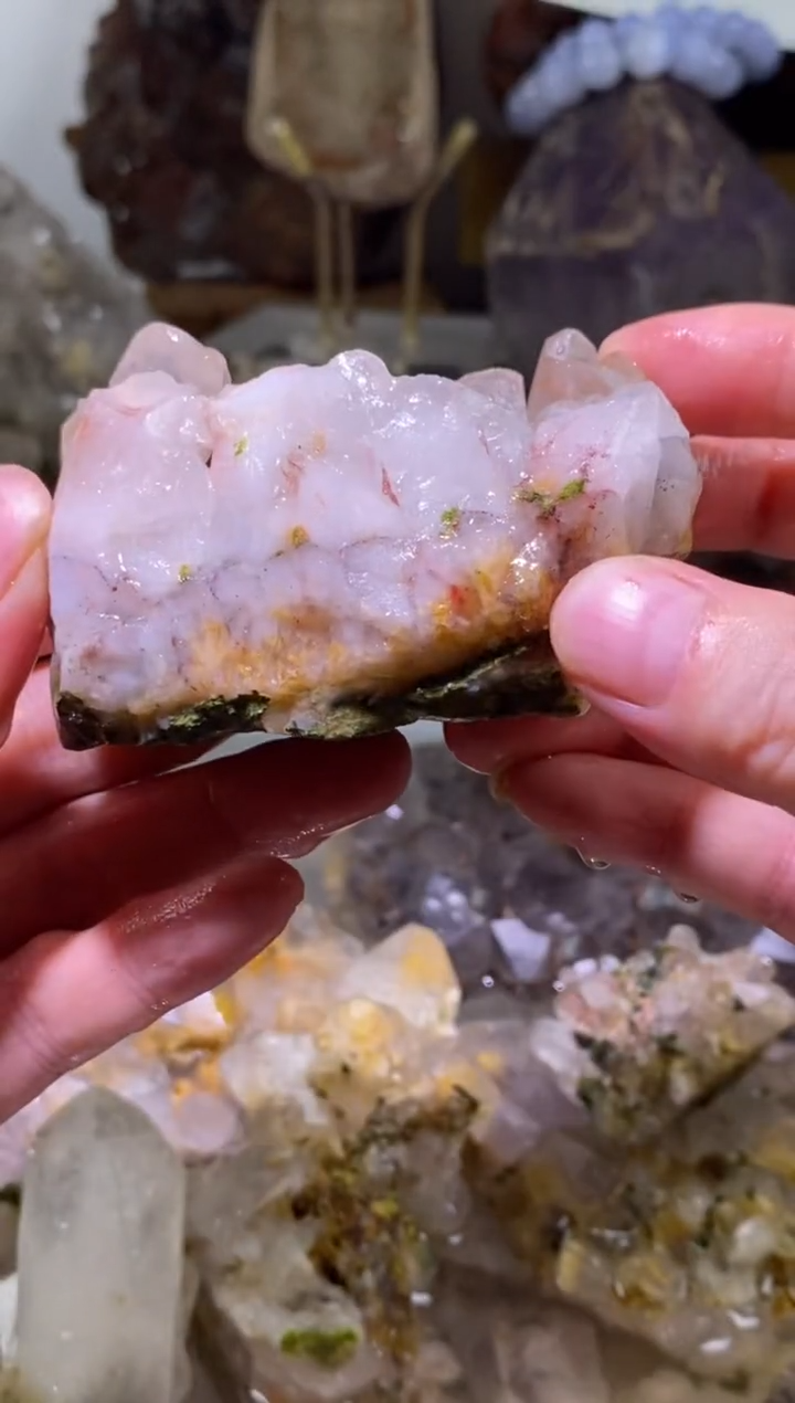 未镶嵌珠宝半成品水晶17号213g四川超七花园水晶