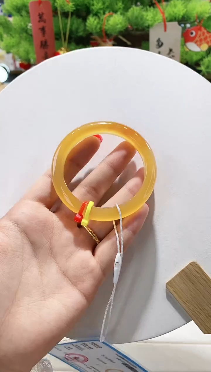 【闪购商品】玛瑙/玉髓手镯未镶嵌14-54.4