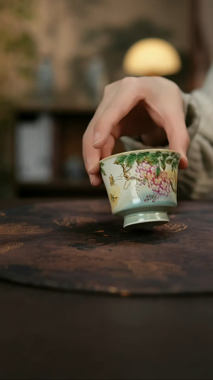 景德镇陶瓷杯碗柴烧多人