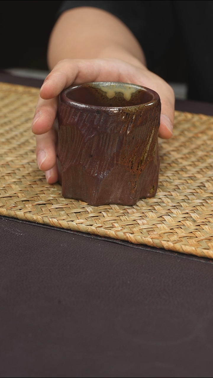 紫砂柴烧纯自然柴烧