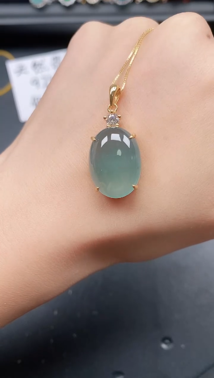 翡翠戒指银S925镶嵌111