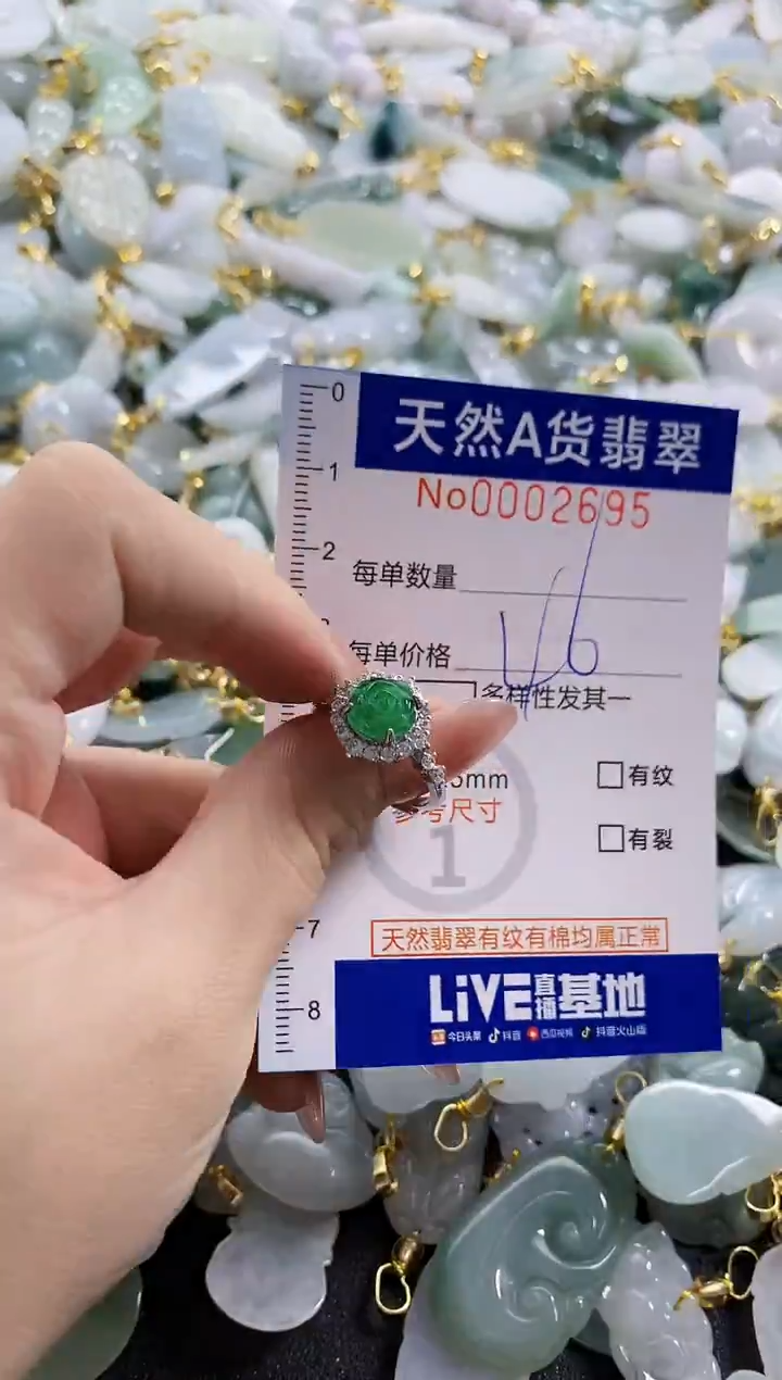 颈饰未镶嵌翡翠桔***猫天然A货翡翠