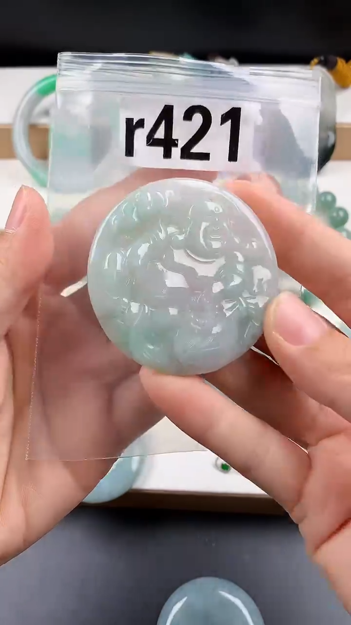 颈饰未镶嵌翡翠天然翡翠吊坠挂件