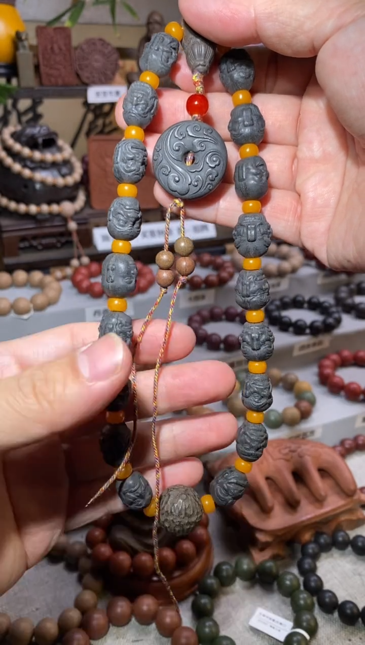 【闪购商品】泥塑十八药香罗汉香方手持