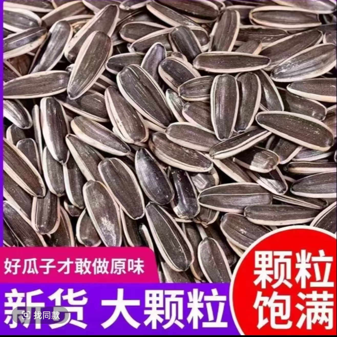 【买一斤送一斤共2斤】熟瓜子原味葵花籽大颗粒零食炒瓜子今年新货