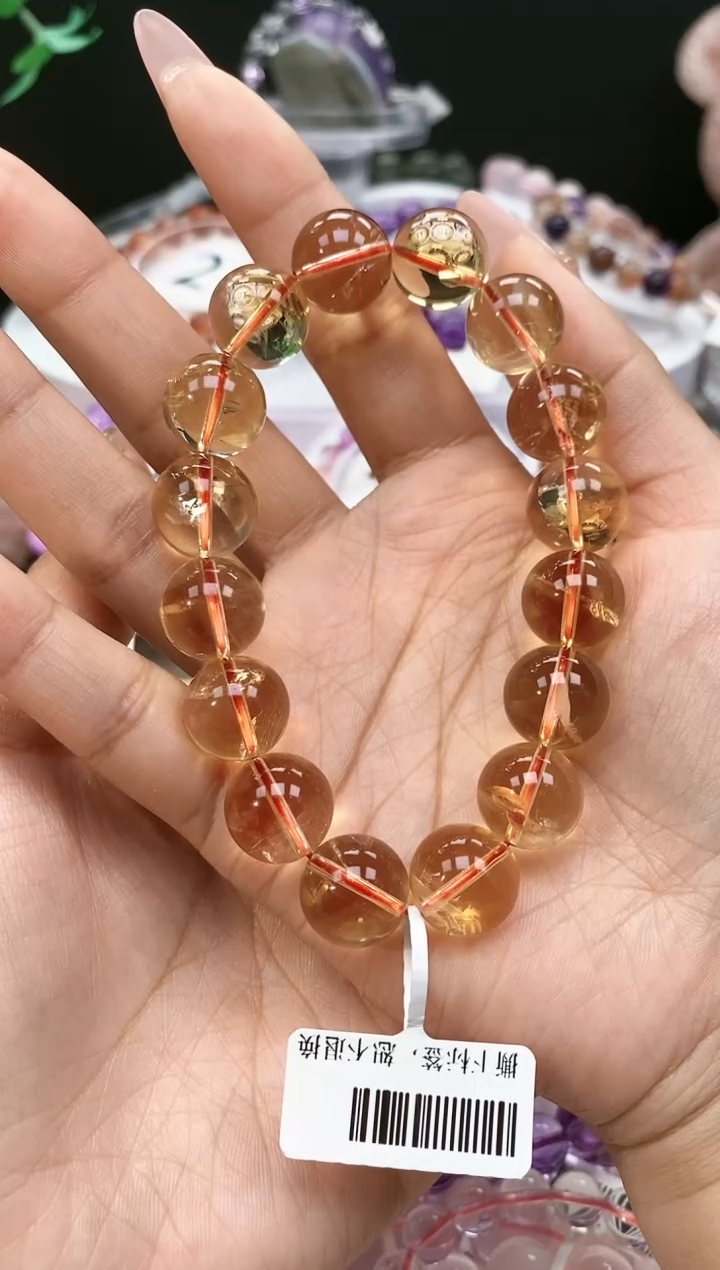 【闪购商品】水晶手链未镶嵌黄水晶