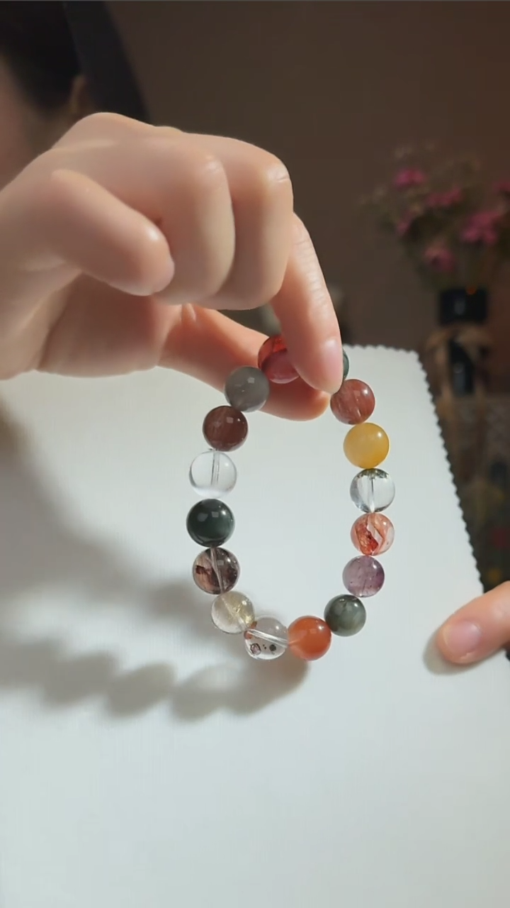 水晶手串未镶嵌天然水晶手串