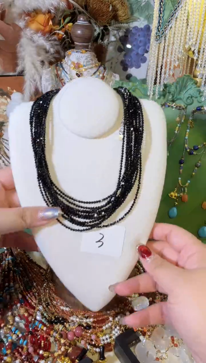 项链未镶嵌尖晶石素链 003