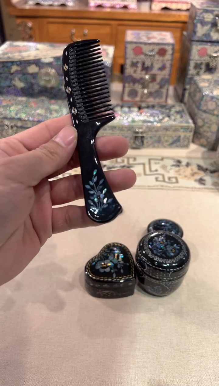 【闪购商品】老货微瑕弘贝雅螺钿漆器文化馆